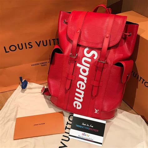 louis vuitton x supreme bag